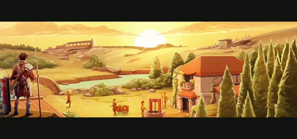 Arte ufficiale Steam di Romestead usata come visuale della guida principianti